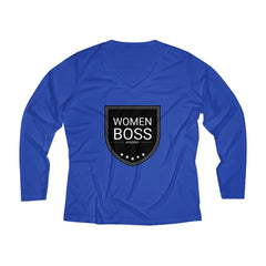 WBA Women's Long Sleeve Performance V-neck Tee