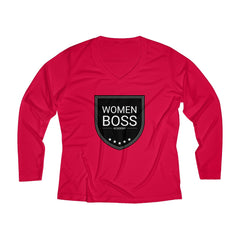 WBA Women's Long Sleeve Performance V-neck Tee